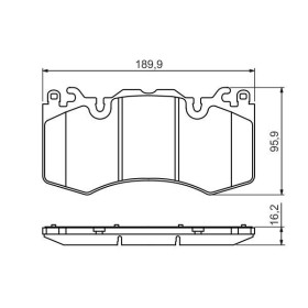 BOSCH Sada brzdových platničiek   0 986 494 440_thumb7