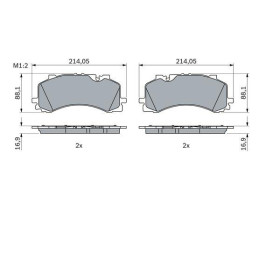 BOSCH Sada brzdových platničiek, kotúč. brzda   0 986 424 850_thumb7