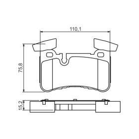 BOSCH Sada brzdových platničiek   0 986 494 411_thumb7