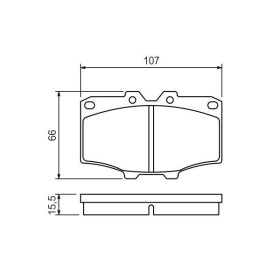 BOSCH Sada brzdových platničiek   0 986 468 520_thumb5