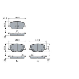 BOSCH Sada brzdových platničiek   0 986 494 941_thumb7