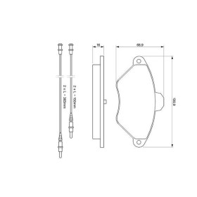 BOSCH Sada brzdových platničiek   0 986 424 278_thumb5