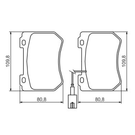 BOSCH Sada brzdových platničiek   0 986 494 402_thumb5