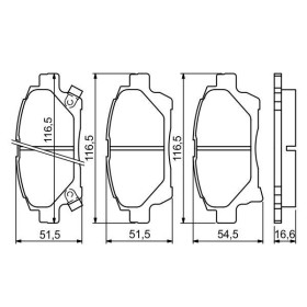 BOSCH Sada brzdových platničiek   0 986 494 333_thumb7