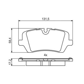 BOSCH Sada brzdových platničiek   0 986 494 810_thumb7