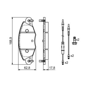 BOSCH Sada brzdových platničiek   0 986 424 581_thumb7