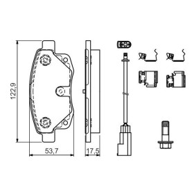 BOSCH Sada brzdových platničiek   0 986 494 614_thumb5