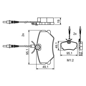 BOSCH Sada brzdových platničiek   0 986 494 849_thumb7