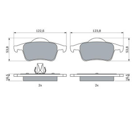 BOSCH Sada brzdových platničiek   0 986 424 539_thumb5