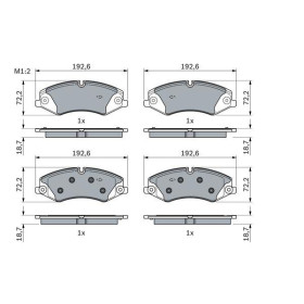 BOSCH Sada brzdových platničiek   0 986 494 980_thumb5