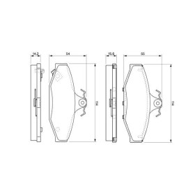 BOSCH Sada brzdových platničiek   0 986 424 561_thumb5