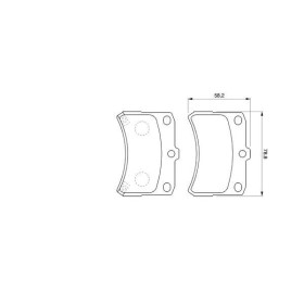 BOSCH Sada brzdových platničiek   0 986 424 643_thumb5