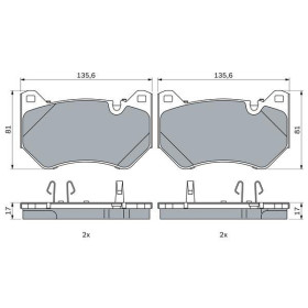 BOSCH Sada brzdových platničiek   0 986 424 965_thumb5