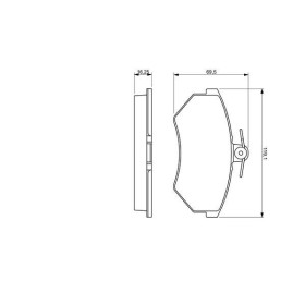 BOSCH Sada brzdových platničiek   0 986 460 943_thumb5