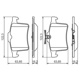 BOSCH Sada brzdových platničiek   0 986 494 480_thumb5