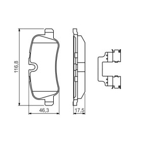 BOSCH Sada brzdových platničiek   0 986 494 636_thumb7