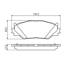 BOSCH Sada brzdových platničiek   0 986 494 316_thumb7