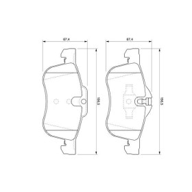 BOSCH Sada brzdových platničiek   0 986 424 758_thumb7