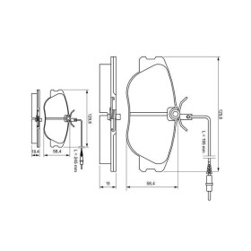 BOSCH Sada brzdových platničiek   0 986 424 033_thumb7