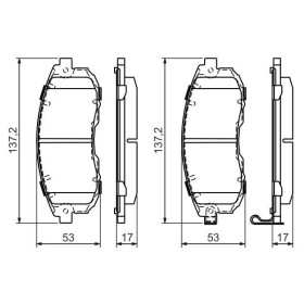 BOSCH Sada brzdových platničiek   0 986 494 337_thumb7