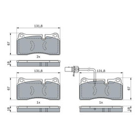 BOSCH Sada brzdových platničiek, kotúč. brzda   0 986 494 956_thumb7