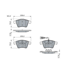 BOSCH Sada brzdových platničiek   0 986 494 107_thumb5