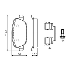 BOSCH Sada brzdových platničiek   0 986 424 775_thumb5