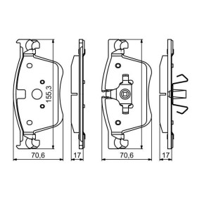 BOSCH Sada brzdových platničiek   0 986 494 696_thumb7