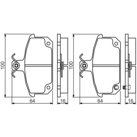 BOSCH Sada brzdových platničiek   0 986 494 531_thumb5