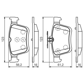 BOSCH Sada brzdových platničiek   0 986 494 659_thumb7