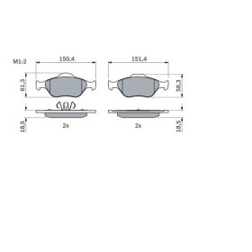 BOSCH Sada brzdových platničiek   0 986 424 558_thumb5