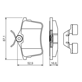 BOSCH Sada brzdových platničiek   0 986 494 646_thumb7