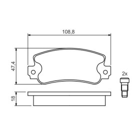 BOSCH Sada brzdových platničiek   0 986 424 098_thumb5