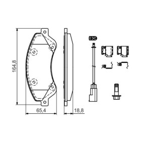 BOSCH Sada brzdových platničiek   0 986 494 613_thumb5