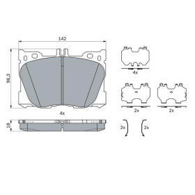 BOSCH Sada brzdových platničiek, kotúč. brzda   0 986 424 335_thumb5