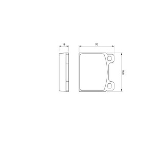 BOSCH Sada brzdových platničiek   0 986 460 111_thumb5