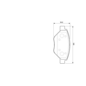 BOSCH Sada brzdových platničiek   0 986 424 774_thumb7