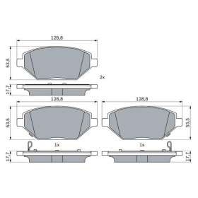 BOSCH Sada brzdových platničiek   0 986 424 843_thumb7