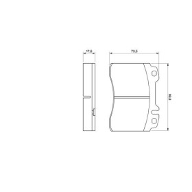 BOSCH Sada brzdových platničiek   0 986 460 966_thumb7