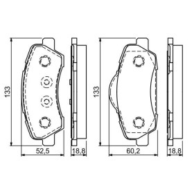 BOSCH Sada brzdových platničiek   0 986 494 713_thumb7