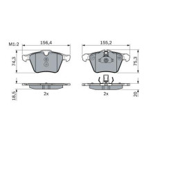 BOSCH Sada brzdových platničiek 0 986 424 125_thumb7