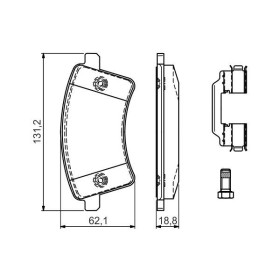 BOSCH Sada brzdových platničiek   0 986 494 612_thumb7