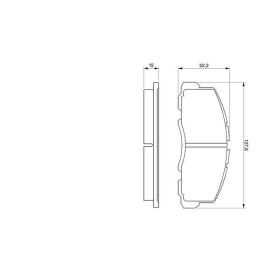 BOSCH Sada brzdových platničiek   0 986 469 550_thumb5