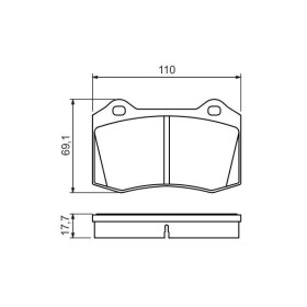 BOSCH Sada brzdových platničiek   0 986 494 486_thumb5