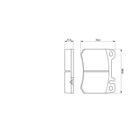 BOSCH Sada brzdových platničiek   0 986 460 959_thumb5