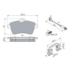 BOSCH Sada brzdových platničiek   0 986 494 085_thumb5