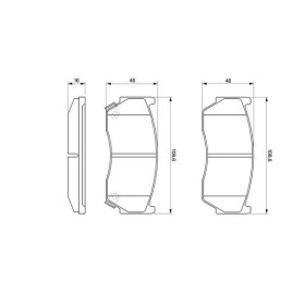 BOSCH Sada brzdových platničiek   0 986 424 369_thumb7