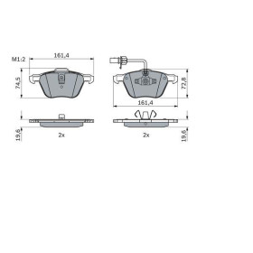 BOSCH Sada brzdových platničiek   0 986 494 035_thumb7