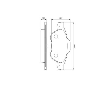 BOSCH Sada brzdových platničiek   0 986 494 034_thumb5