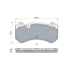 BOSCH Sada brzdových platničiek   0 986 494 970_thumb7